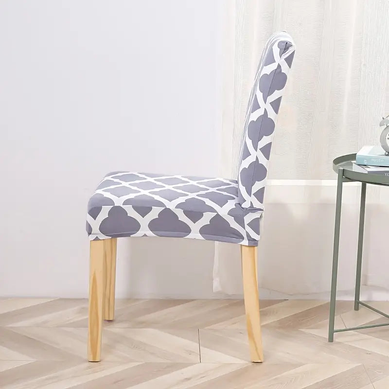 Geometric Spandex Chair Cover