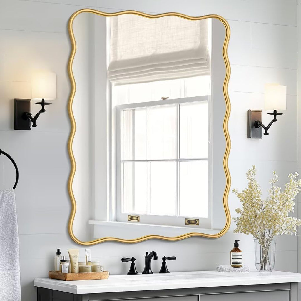 PROHOMEWARE 24x36" Black Bathroom Mirror
