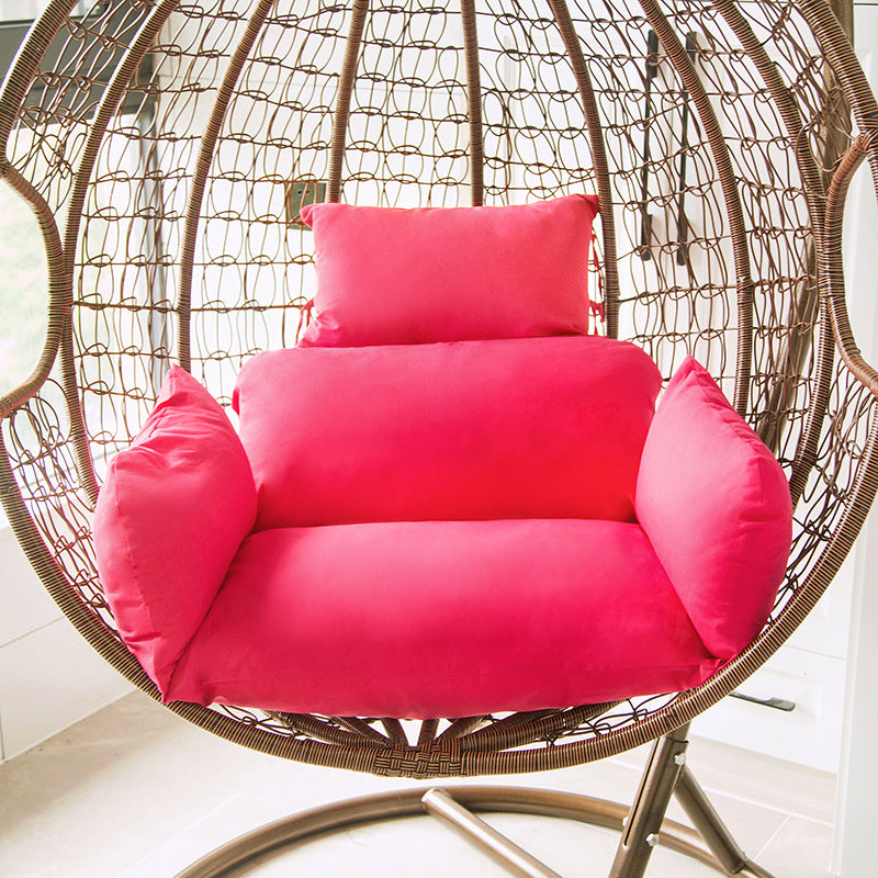Large Solid Color Rattan Chair Cushion