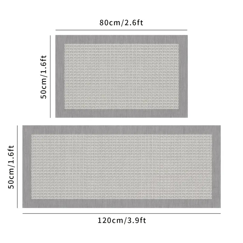 2-Pack Durable Kitchen Floor Mats
