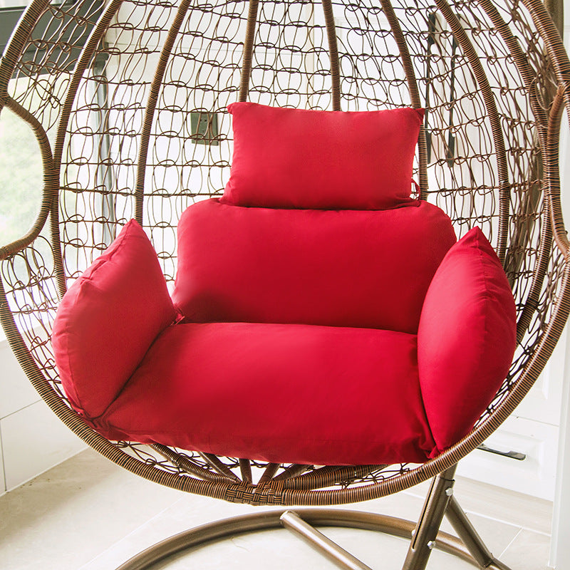 Large Solid Color Rattan Chair Cushion