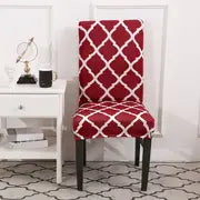 Geometric Spandex Chair Cover