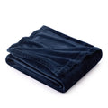 Bedsure Navy Blue Throw Blanket Fleece